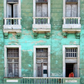 Friday Photo: Windows on the Malecón, Havana