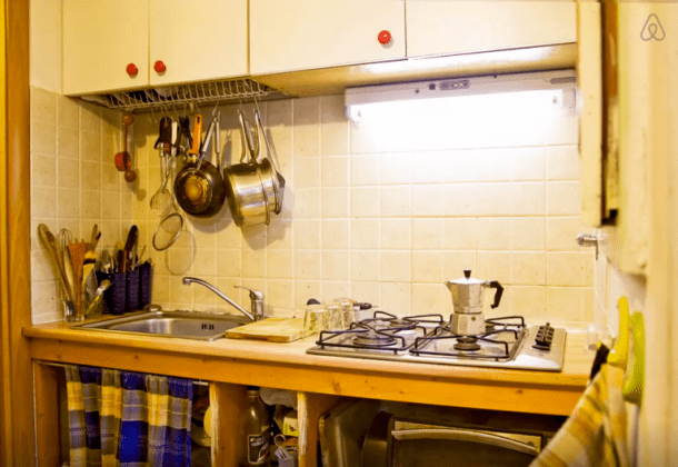 Italian kitchen from Airbnb in Florence