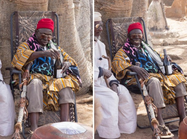 Tallensi chief, Tengzuk, northern Ghana