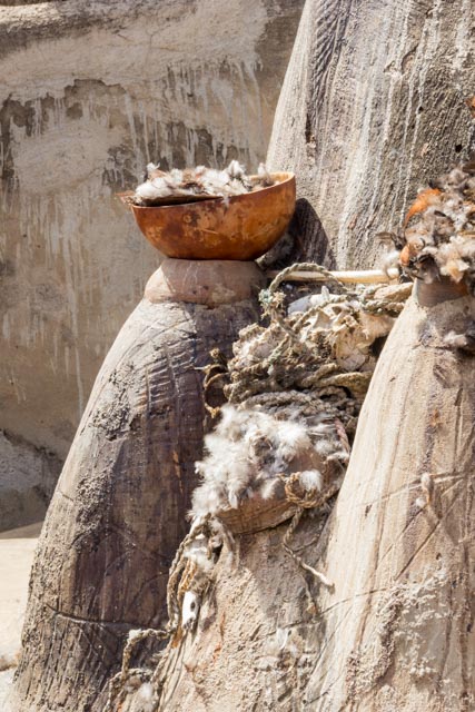 Sacrificial shrines, fetishes, northern Ghana, chief's compound